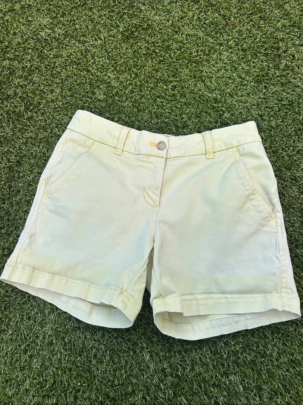 EUC Southern Tide Yellow Chino Shorts